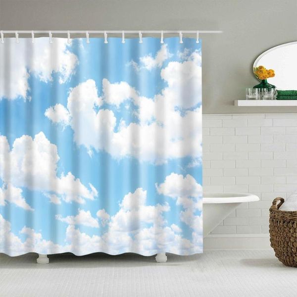 natural scenery shower curtain blue sky and white clouds bath accessories with hooks waterproof polyester fabric bathroom decor curtains
natural scenery shower curtain blue sky and white clouds bath accessories with hooks waterproof polyester fabric bathroom decor curtains