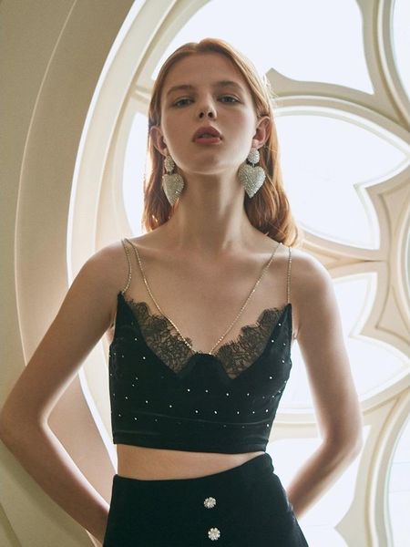 summer women's velvet lace diamond suspenders cropped shoulders double shoulder vest 2021 tights strapless t-shirts xl tanks & cam, White
summer women's velvet lace diamond suspenders cropped shoulders double shoulder vest 2021 tights strapless t-shirts xl tanks & cam, White