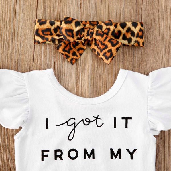 summer born baby girls clothes short sleeve romper leopard print shorts pants with headband 3pcs outfit clothing sets, White
summer born baby girls clothes short sleeve romper leopard print shorts pants with headband 3pcs outfit clothing sets, White