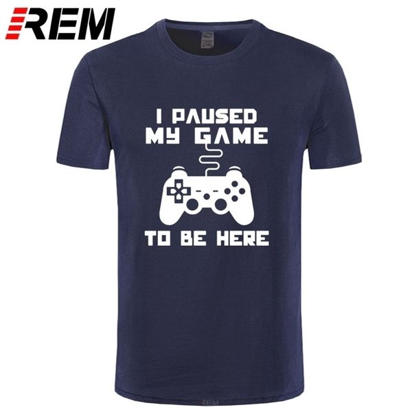 i paused my game to be here men t-shirt funny video gamer gaming player humor joke t shirts letter print 210409, White;black
i paused my game to be here men t-shirt funny video gamer gaming player humor joke t shirts letter print 210409, White;black