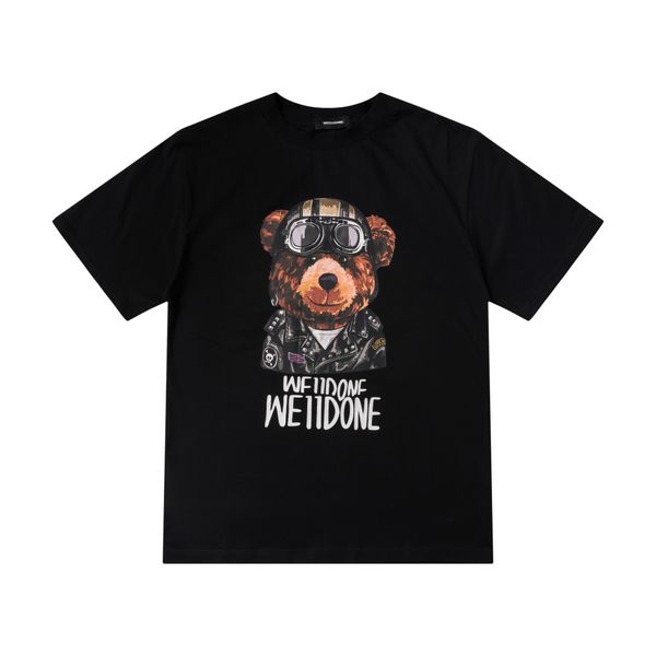 21w we11done bear letter print t shirt oversize round neck short sleeve cotton t-shirt tide casual loose for men and women, White;black
21w we11done bear letter print t shirt oversize round neck short sleeve cotton t-shirt tide casual loose for men and women, White;black