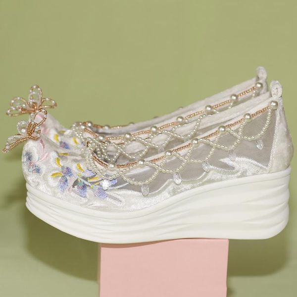 dress shoes womens embroidery pearls mesh rhinestones flower hanfu platform wedge high heel wedding cosplay diy 2021, Black
dress shoes womens embroidery pearls mesh rhinestones flower hanfu platform wedge high heel wedding cosplay diy 2021, Black