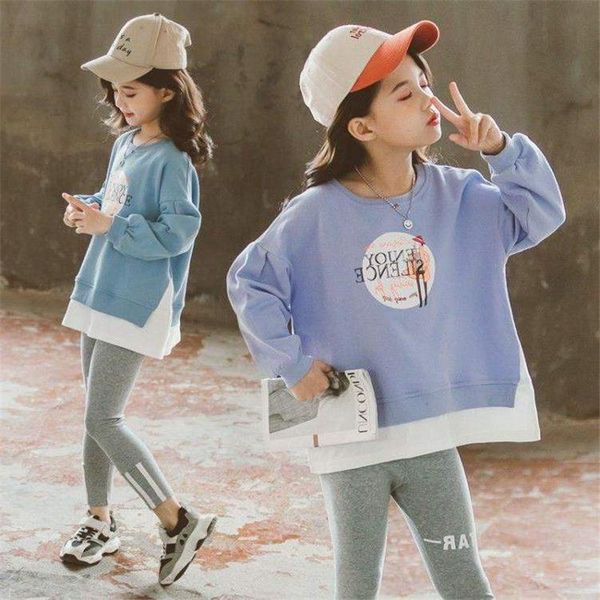 clothing sets 2021 spring autumn warm children girls suit sweatshirts pants 2pcs/sets violet blue kids sport school high quality, White
clothing sets 2021 spring autumn warm children girls suit sweatshirts pants 2pcs/sets violet blue kids sport school high quality, White