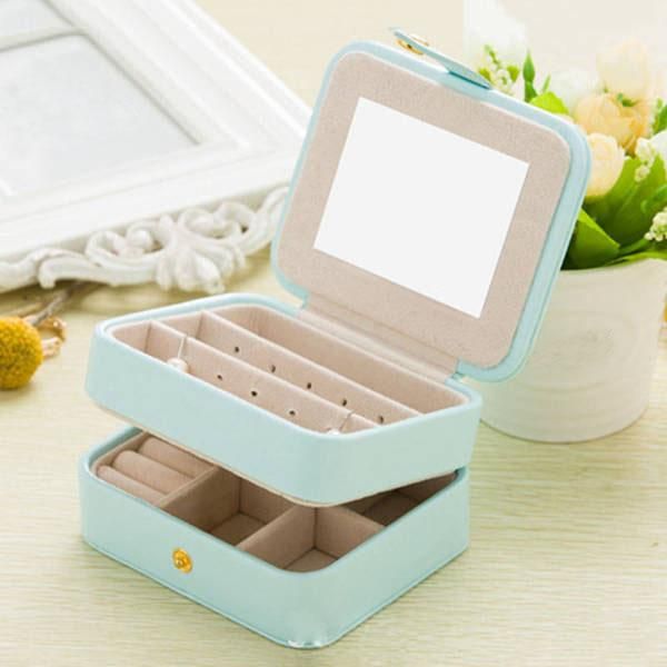 jewelry pouches, bags portable travel multi-layer pu box earrings bracelet ornaments storage light blue, Pink;blue
jewelry pouches, bags portable travel multi-layer pu box earrings bracelet ornaments storage light blue, Pink;blue