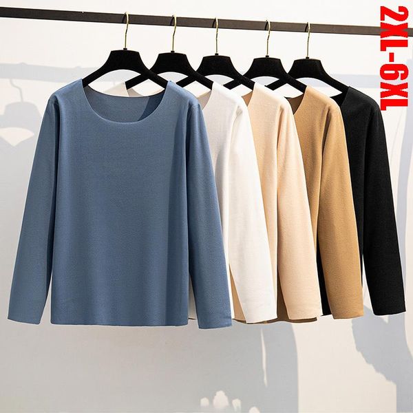 women's sweaters 2022 super large size 2xl-6xl autumn winter pullover round neck soft warm knitted casual, White;black
women's sweaters 2022 super large size 2xl-6xl autumn winter pullover round neck soft warm knitted casual, White;black