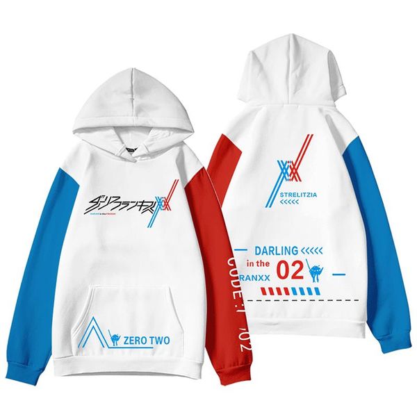 men's hoodies & sweatshirts fashion design darling in the franxx 3d zero two men/women kids harajuku anime sweatshirt pullover clothing, Black
men's hoodies & sweatshirts fashion design darling in the franxx 3d zero two men/women kids harajuku anime sweatshirt pullover clothing, Black