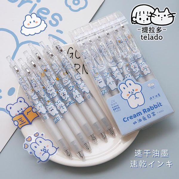 gel pens oeny 6 pcs/box cute cartoon cream black ink pen school office supply gift stationery papelaria escolar
gel pens oeny 6 pcs/box cute cartoon cream black ink pen school office supply gift stationery papelaria escolar