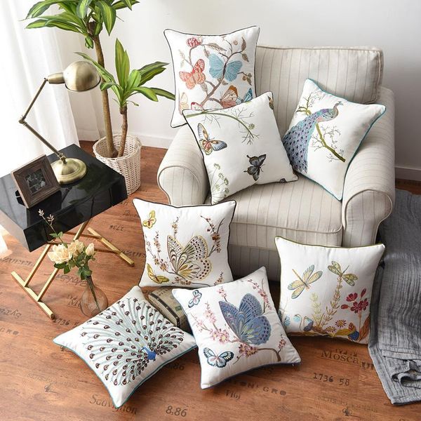 cushion/decorative pillow 45x45cm luxury classical embroidery throw cover cushion decorative floral birds butterfly living room sofa
cushion/decorative pillow 45x45cm luxury classical embroidery throw cover cushion decorative floral birds butterfly living room sofa