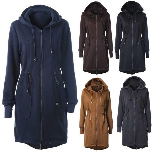 women's hoodies & sweatshirts casual jacket zip hooded overcoat outerwear ladies warm coat winter long women size s-3xl, Black
women's hoodies & sweatshirts casual jacket zip hooded overcoat outerwear ladies warm coat winter long women size s-3xl, Black