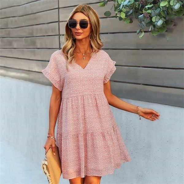 ladies vintage print short summer dress women casual v neck ruffles beach mini chiffon dress women sundress vestidos female 211029, Black;gray
ladies vintage print short summer dress women casual v neck ruffles beach mini chiffon dress women sundress vestidos female 211029, Black;gray