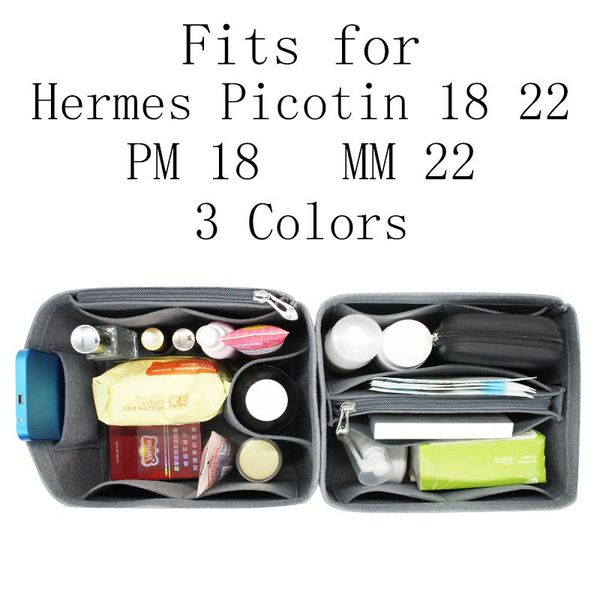 bag parts & accessories women insert organizer for picotin 18 22 makeup handbag lady inner purse portable cosmetic inside bags pm18 mm22, Black
bag parts & accessories women insert organizer for picotin 18 22 makeup handbag lady inner purse portable cosmetic inside bags pm18 mm22, Black