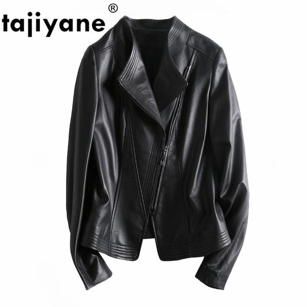 women's leather & faux women genuine jacket sheepskin coat female clothes coats and jackets d51551q wpy469, Black
women's leather & faux women genuine jacket sheepskin coat female clothes coats and jackets d51551q wpy469, Black