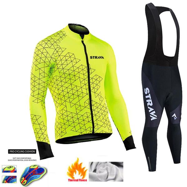 racing sets strava 2021 men winter thermal fleece cycling jersey set mountain bicycle clothing warm outdoor sportswear, Black;blue
racing sets strava 2021 men winter thermal fleece cycling jersey set mountain bicycle clothing warm outdoor sportswear, Black;blue