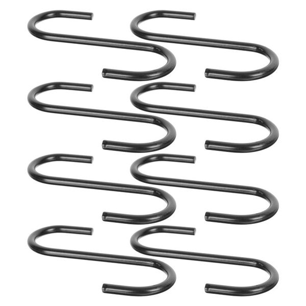 hooks & rails 8pcs s-shape hanging iron black for home plants
hooks & rails 8pcs s-shape hanging iron black for home plants