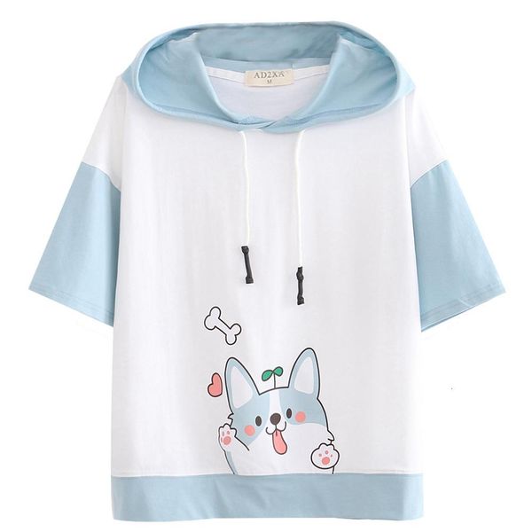 summer comic animal kawaii hooded teens girl cute bone dog graphic tees with ears women sweet pink white shirt
summer comic animal kawaii hooded teens girl cute bone dog graphic tees with ears women sweet pink white shirt