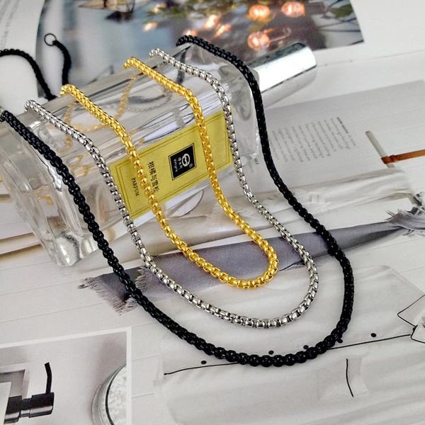 chains fashion titanium steel water-wave men's chain necklaces jewely on the neck punk charm necklace for friends items, Silver 
chains fashion titanium steel water-wave men's chain necklaces jewely on the neck punk charm necklace for friends items, Silver