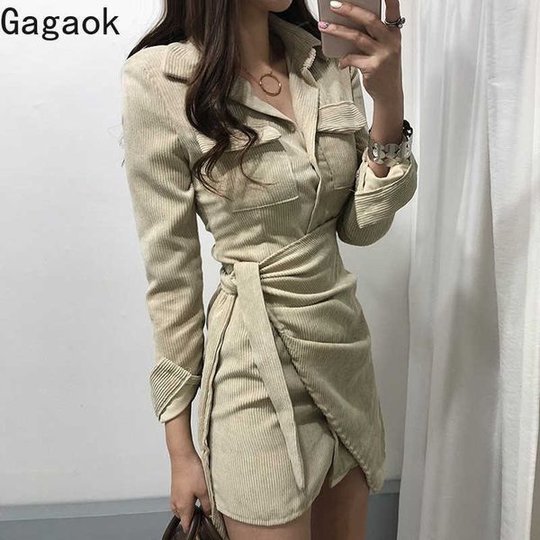 women vintage dress spring autumn solid turn-down collar sashes empire bodycon mini female fashion dresses 210531, Black;gray
women vintage dress spring autumn solid turn-down collar sashes empire bodycon mini female fashion dresses 210531, Black;gray