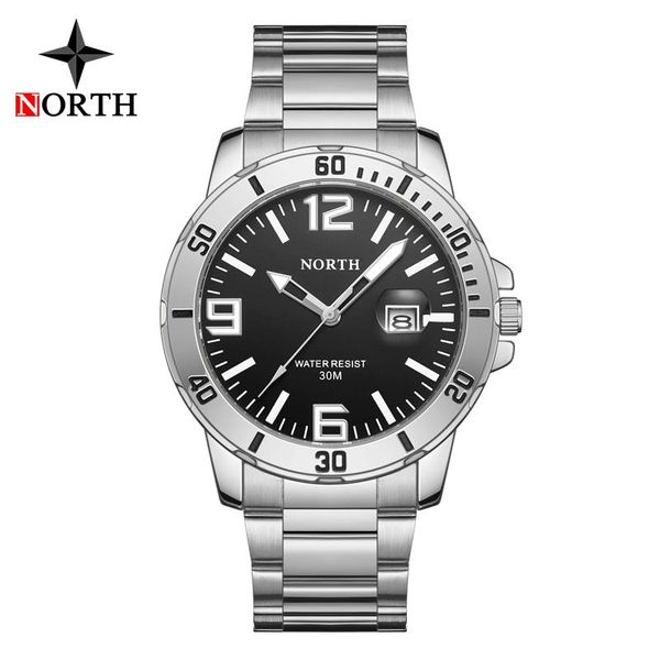 wristwatches men watch north fashio sport waterproof stainless steel quartz simple business watches relogio masculino, Slivery;brown
wristwatches men watch north fashio sport waterproof stainless steel quartz simple business watches relogio masculino, Slivery;brown