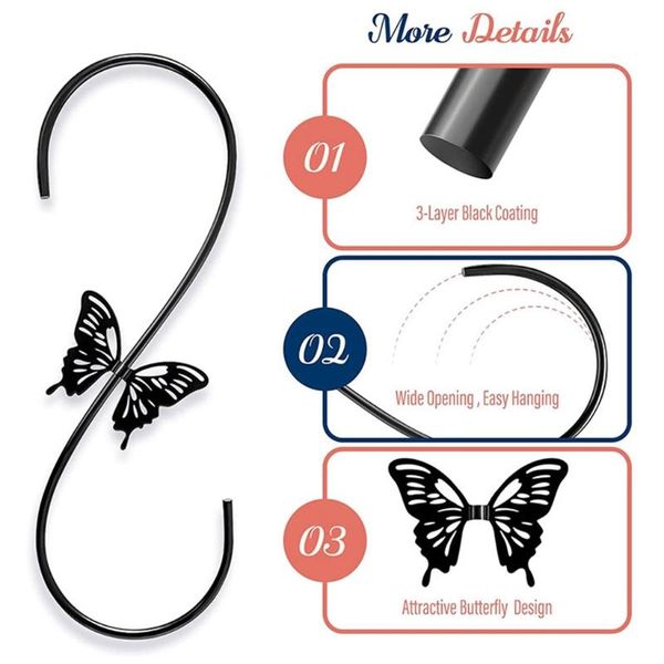 other bird supplies feeder hanger black s shape hook anti rust for hanging outdoor garden pot
other bird supplies feeder hanger black s shape hook anti rust for hanging outdoor garden pot