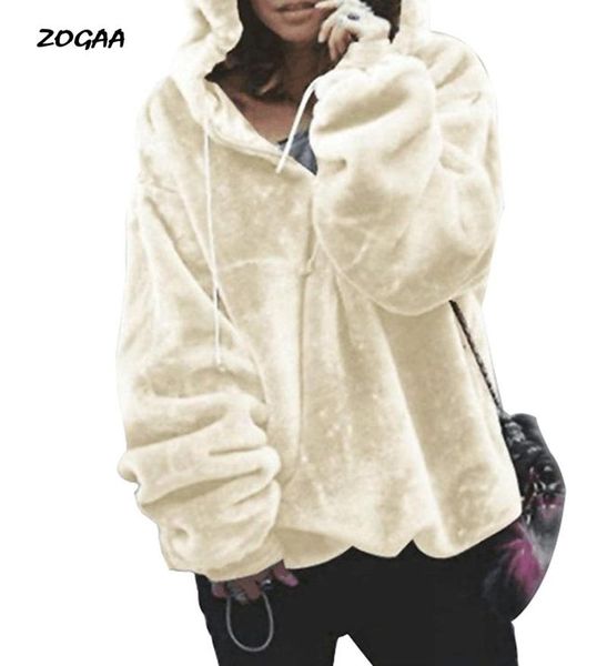 women's hoodies & sweatshirts zogaa fashion thick winter autumn plush hooded jumper hoody pullover v-neck zipper neck loose coat, Black
women's hoodies & sweatshirts zogaa fashion thick winter autumn plush hooded jumper hoody pullover v-neck zipper neck loose coat, Black