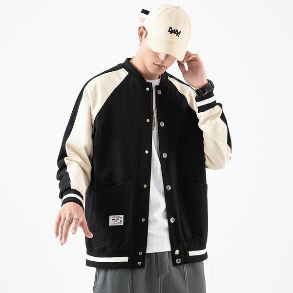 autumn japan style jacket fashion splicing casual loose trends plus size coats 5xl men's jackets, Black;brown
autumn japan style jacket fashion splicing casual loose trends plus size coats 5xl men's jackets, Black;brown