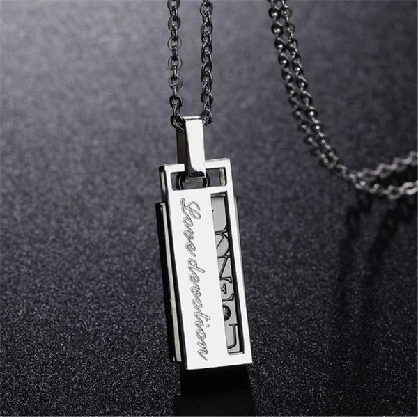 pendant necklaces 316l stainless steel love double layer couple necklace square shaped with rhinestone no fade, Silver
pendant necklaces 316l stainless steel love double layer couple necklace square shaped with rhinestone no fade, Silver