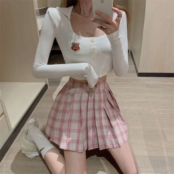 party dresses plaid women's korean academic jk uniform a-line spring high waist pleated short slim skirt cm7z, White;black
party dresses plaid women's korean academic jk uniform a-line spring high waist pleated short slim skirt cm7z, White;black