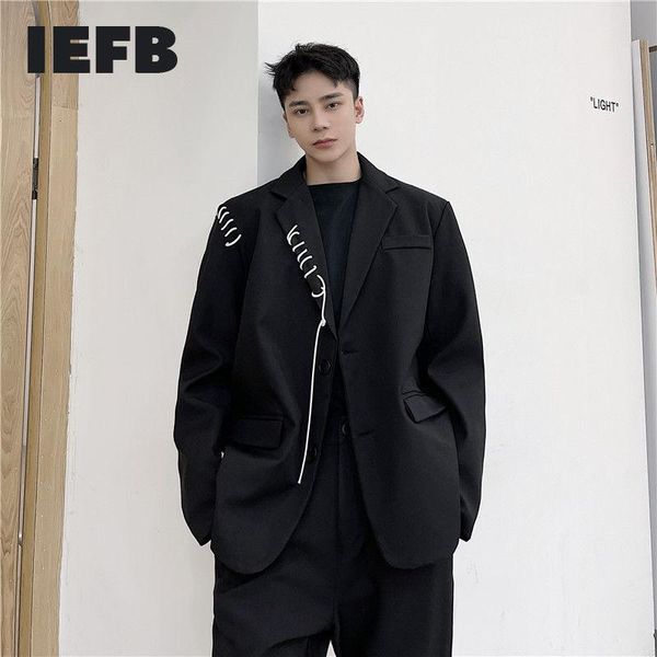 design niched men's wear strings threading decoration 2021 spring black suit jacket single breast loose causal blazers suits &, White;black
design niched men's wear strings threading decoration 2021 spring black suit jacket single breast loose causal blazers suits &, White;black