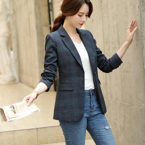 suit suit female single button engraved plaid blazer collar with pockets winter fall gray jackets coat 3xl, White;black
suit suit female single button engraved plaid blazer collar with pockets winter fall gray jackets coat 3xl, White;black