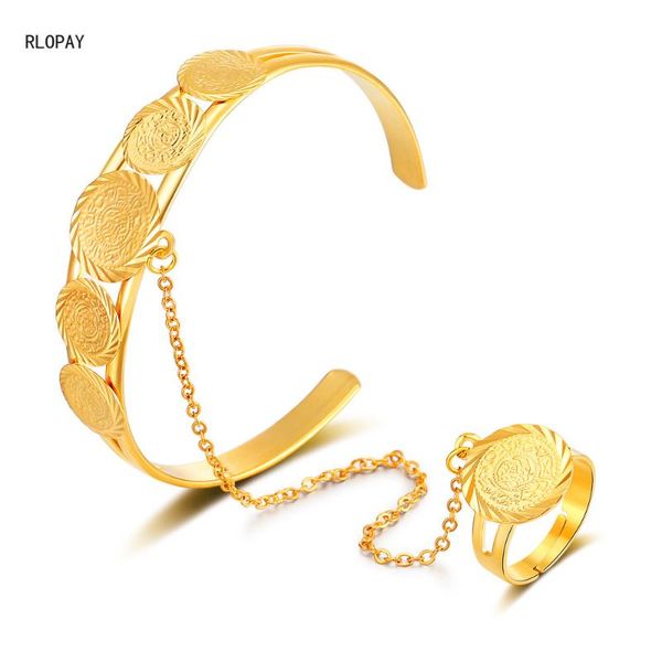 bangle middle eastern arab coin open bracelet ring chain set and children charm bangles plating gold, Black
bangle middle eastern arab coin open bracelet ring chain set and children charm bangles plating gold, Black