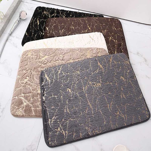 carpets solid color bathroom mat bronzing plush gray black brown water absorbent floor carpet bedroom kitchen non-slip entrance doormat 
carpets solid color bathroom mat bronzing plush gray black brown water absorbent floor carpet bedroom kitchen non-slip entrance doormat