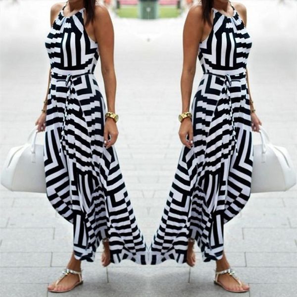 casual summer boho maxi womens dress long evening party beach sundress cover up vestidos drop, Black;gray
casual summer boho maxi womens dress long evening party beach sundress cover up vestidos drop, Black;gray