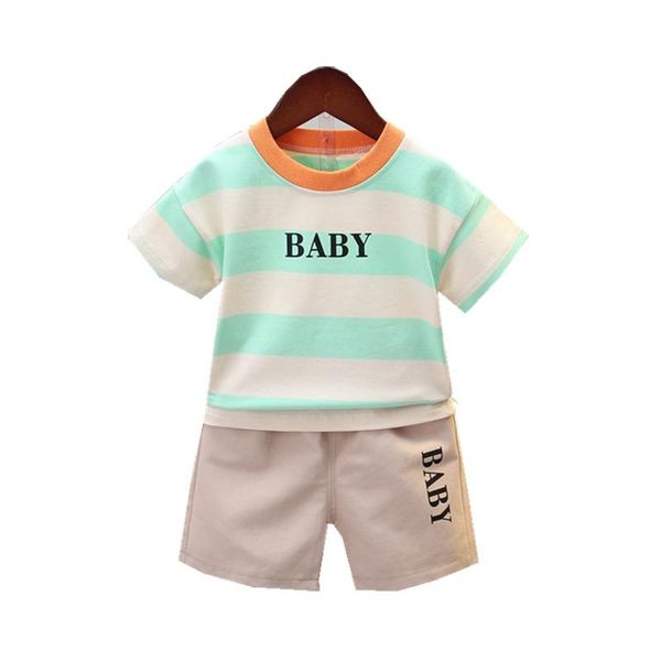 clothing sets baby summer fashion children boy girls striped t shirt shorts 2pcs/sets kids infant clothes toddler sportswear, White
clothing sets baby summer fashion children boy girls striped t shirt shorts 2pcs/sets kids infant clothes toddler sportswear, White