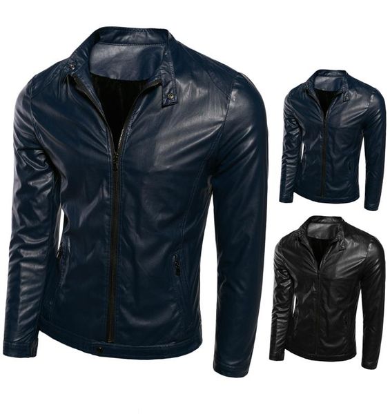 men's fur & faux nice fashion mens leather jacket motorcycle clothing slim coat, Black
men's fur & faux nice fashion mens leather jacket motorcycle clothing slim coat, Black