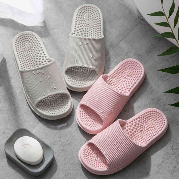 house bath massage women slippers soft eva non-slip indoor solid slides ladies platform flat shoes couple home bathroom slippers y0427, Black
house bath massage women slippers soft eva non-slip indoor solid slides ladies platform flat shoes couple home bathroom slippers y0427, Black