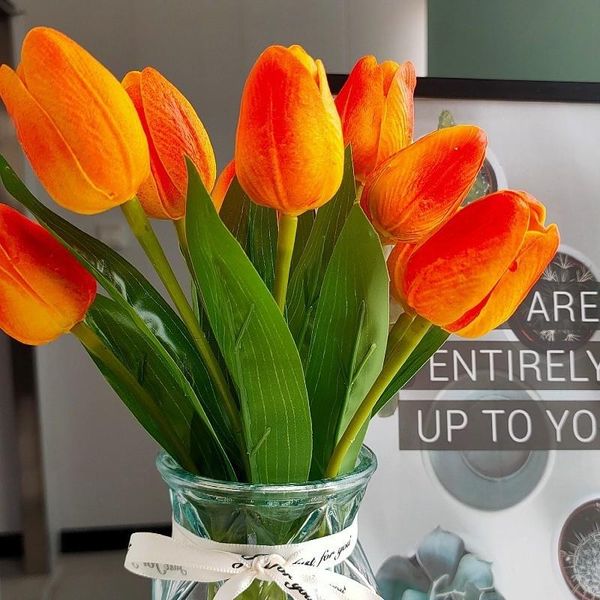 decorative flowers & wreaths 5 heads tulip fake pvc real touch artificial flower for living room bedroom table decor wedding party garden de
decorative flowers & wreaths 5 heads tulip fake pvc real touch artificial flower for living room bedroom table decor wedding party garden de