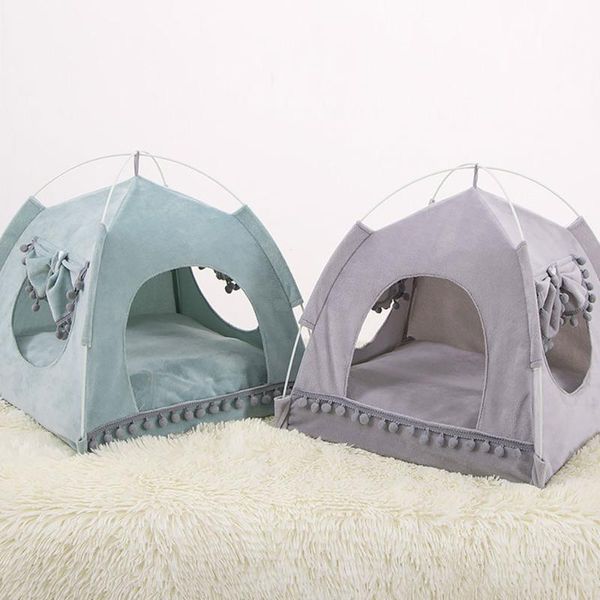 kennels & pens 2021 1pc small pet dog house tent kennel all seasons bed dogs dirt-resistant soft with bow washable cushion
kennels & pens 2021 1pc small pet dog house tent kennel all seasons bed dogs dirt-resistant soft with bow washable cushion