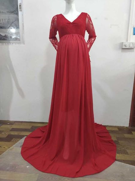 long sleeve v-neck maternity lace cotton dress pregnant women pgraphy pregnancy easy maxi gown p shoot props clothing y0924, White
long sleeve v-neck maternity lace cotton dress pregnant women pgraphy pregnancy easy maxi gown p shoot props clothing y0924, White