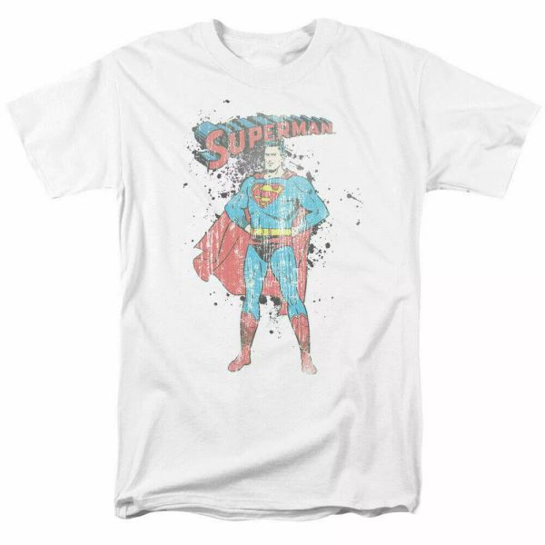 Superman Vintage Ink Splatter T Shirt Licensed Comic Book Movie Tee White, White;black
Superman Vintage Ink Splatter T Shirt Licensed Comic Book Movie Tee White, White;black