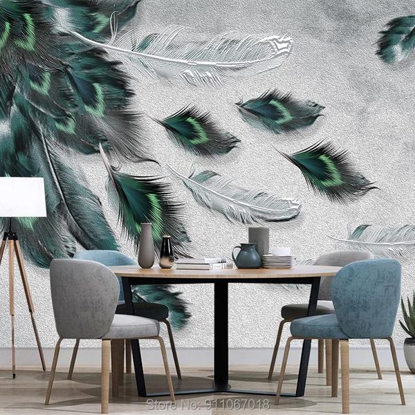 wallpapers custom nordic luxury green feather mural wall stickers home decor living room papel pared 3d sofas modernos para sala
wallpapers custom nordic luxury green feather mural wall stickers home decor living room papel pared 3d sofas modernos para sala