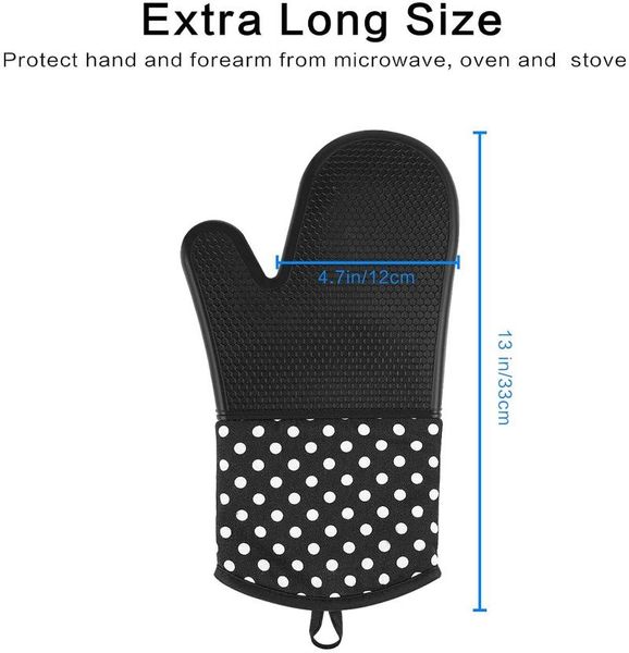 silicone oven mitts, extra long kitchen gloves, professional heat resistant baking 1 pair, black mitts
silicone oven mitts, extra long kitchen gloves, professional heat resistant baking 1 pair, black mitts