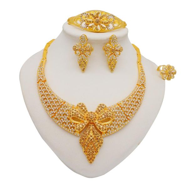 earrings & necklace customized jewelry african gold set for women dubai nigerian wedding bridal bracelet ring sets, Silver
earrings & necklace customized jewelry african gold set for women dubai nigerian wedding bridal bracelet ring sets, Silver