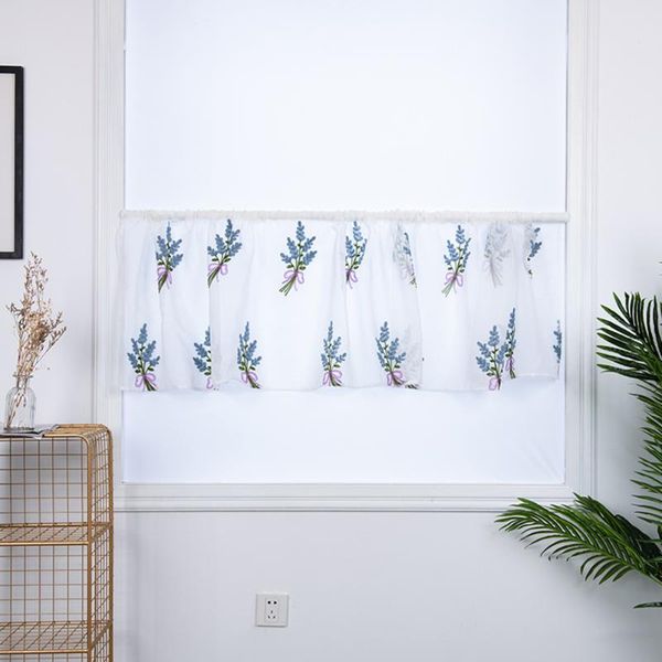 curtain & drapes half-curtain embroidery lavender cupboard window valance coffee panel drape for the kitchen cabinet
curtain & drapes half-curtain embroidery lavender cupboard window valance coffee panel drape for the kitchen cabinet