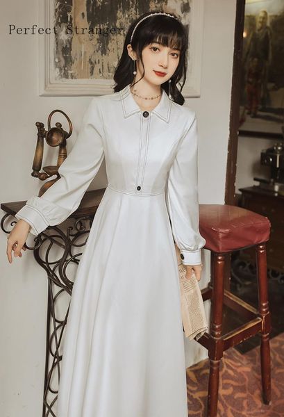 casual dresses 2021 autumn arrival leisure turn-down collar long sleeve women dress white, Black;gray
casual dresses 2021 autumn arrival leisure turn-down collar long sleeve women dress white, Black;gray