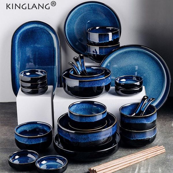 kiln glazed ceramic dinnerset japanese style star blue color rice ramen soup bowl dinner plates set dinnerware sets
kiln glazed ceramic dinnerset japanese style star blue color rice ramen soup bowl dinner plates set dinnerware sets