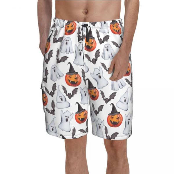 men's shorts halloween pumpkin spooky bat board funny men beach swimming trunks polyester swim, White;black
men's shorts halloween pumpkin spooky bat board funny men beach swimming trunks polyester swim, White;black