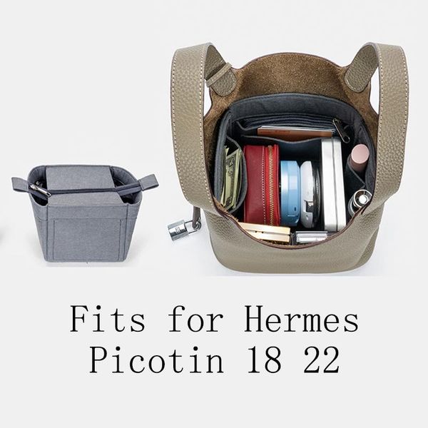 bag parts & accessories makeup handbag organizer travel inner purse portable cosmetic inside large bags women insert for h picotin 18 22, Black
bag parts & accessories makeup handbag organizer travel inner purse portable cosmetic inside large bags women insert for h picotin 18 22, Black