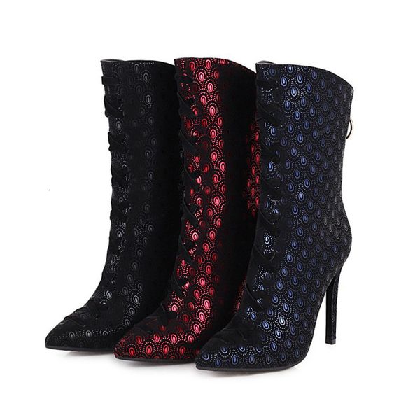 high boot ladies calf heels shoes stiletto size autumn and winter women's boots, Black
high boot ladies calf heels shoes stiletto size autumn and winter women's boots, Black