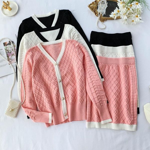two piece dress women autumn winter 2pcs clothing set elegant v-neck long sleeve cardigan+mini skirt sets knitted suits sweatsuit, White
two piece dress women autumn winter 2pcs clothing set elegant v-neck long sleeve cardigan+mini skirt sets knitted suits sweatsuit, White