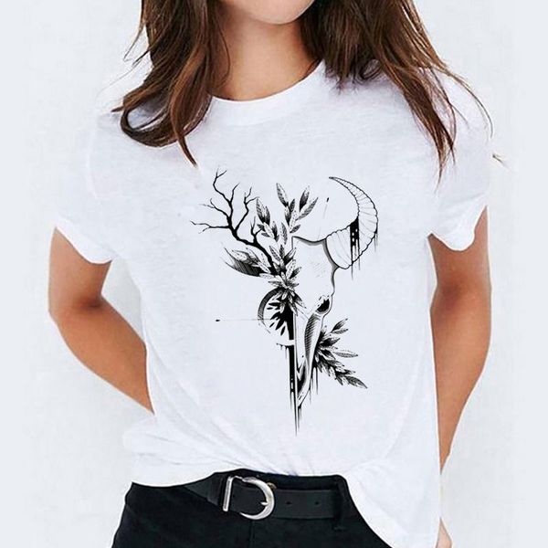 women's t-shirt t-shirts for women heifer skull cute printing clothing casual print lady womens stylish t shirt ladies tee, White
women's t-shirt t-shirts for women heifer skull cute printing clothing casual print lady womens stylish t shirt ladies tee, White
